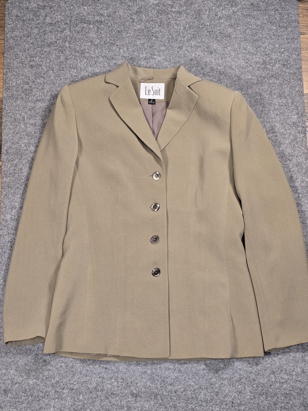 Le Suit Women's Tan Blazer Jacket